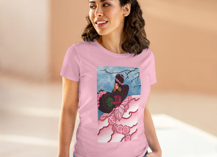 Winter Rose Empress Women's Midweight Cotton Tee
