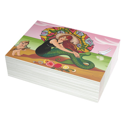 Siren Serenade by Carlo Chiostri Greeting Cards (1, 10, 30, and 50pcs)