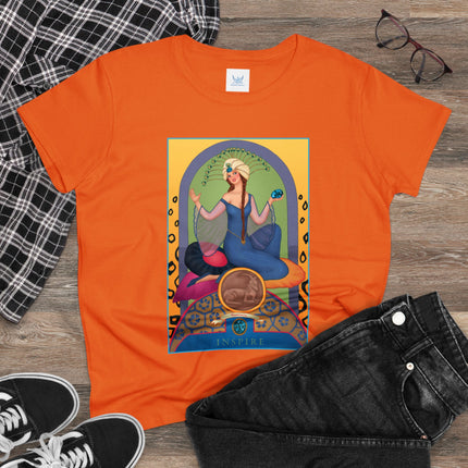 December & Tanzanite (from the Gem Series) by Sofia Chiostri Women's Midweight Cotton Tee