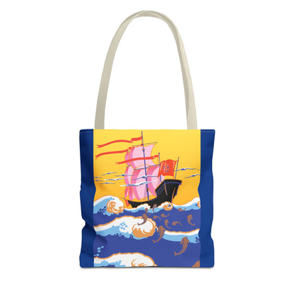 Golden Seas and Whimsical Dreams Tote Bag (AOP)