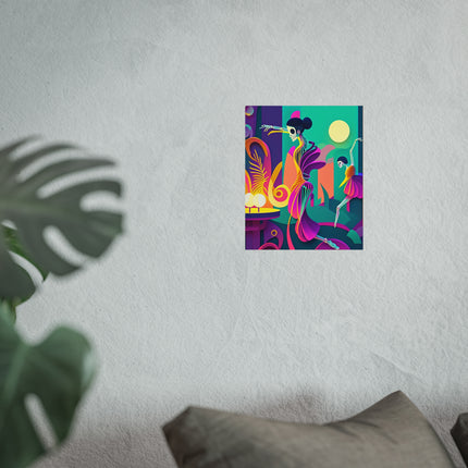 Dance of the Skeleton Ballerinas Fine Art Posters
