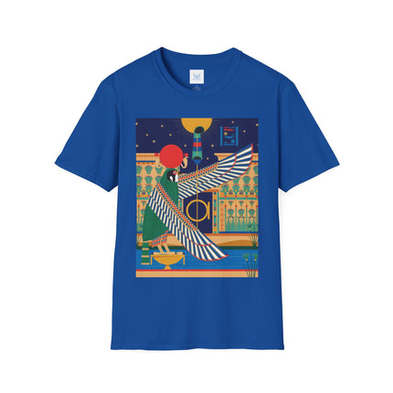 Winged Sun Disc & Falcon T-Shirt – Emblem of Hermes Trismegistus