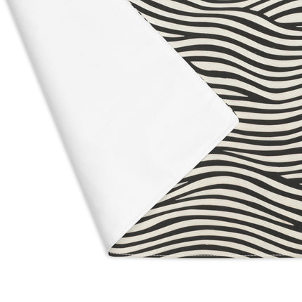 Wave Pattern on White Placemat, 1pc