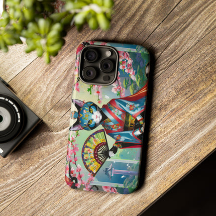 Cyberpunk Geisha Phone Cases