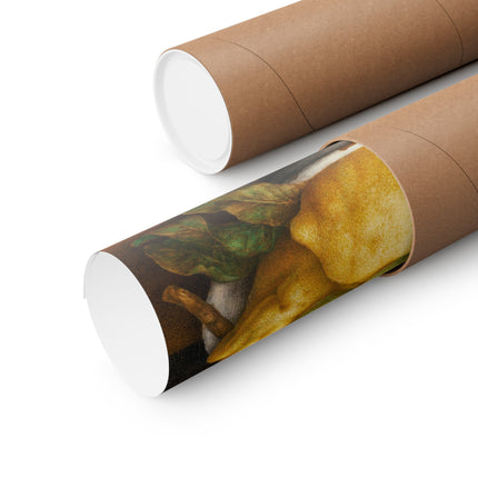 Still Life with Bowl of Citrons by Giovanna Garzoni Matte Horizontal Posters