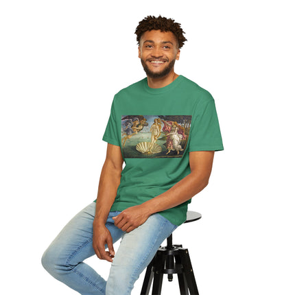 Birth of Venus by Sandro Botticelli Unisex Garment-Dyed T-shirt