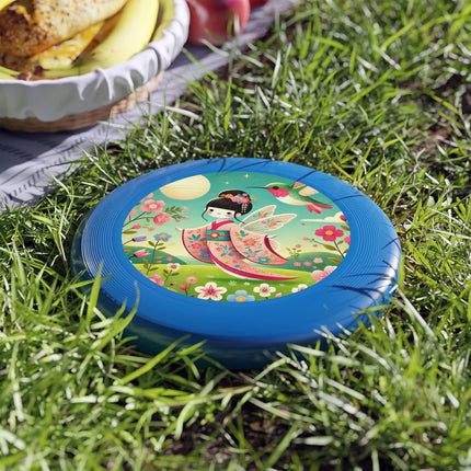 Geisha Fairy and the Hummingbird Blossom Wham-O Frisbee – Enchanted Wings & Graceful Harmony