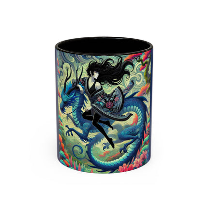 Mystic Guardian of the Sky Light Colorful Mugs (11oz, 15oz)
