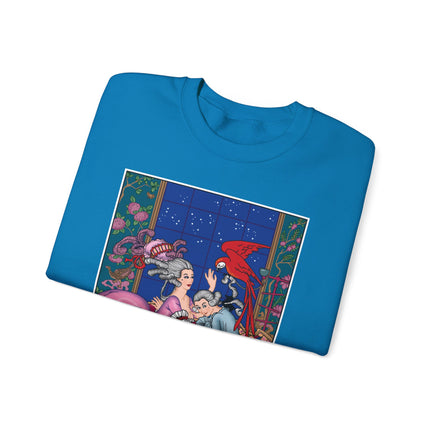 The Jealous Parrot by George Barbier Heavy Blend™ Crewneck Sweatshirt