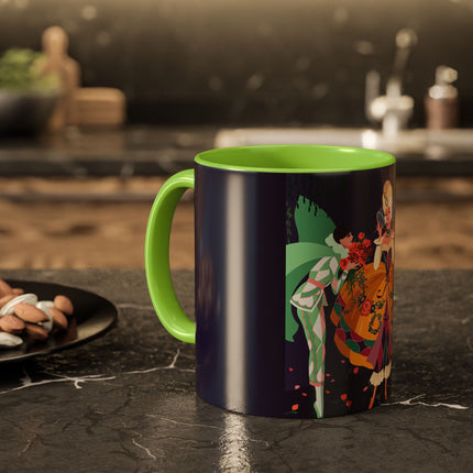 Moonlit Masquerade: The Fairy Queen's Ball Colorful Mug (11oz, 15oz) – Fairy Tale Elegance, Fantasy Charm & Enchanted Style