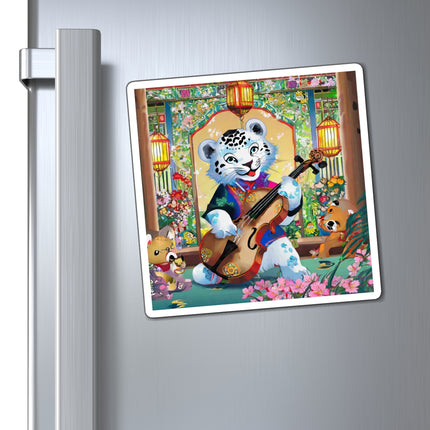 Melodies of the Snow Lion Cub Magnet (3 Sizes)