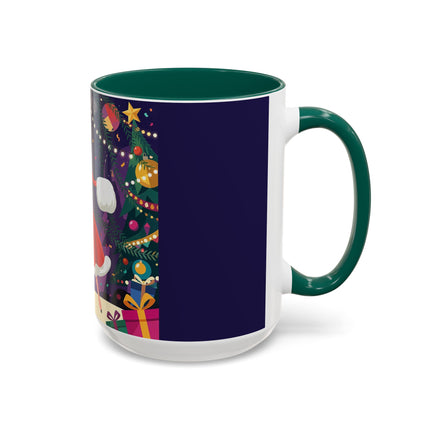 🎄❄️ The Christmas Snowball Dance Colorful Mug – Whimsical Holiday Fashion Fantasy