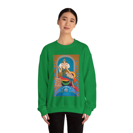 April & Diamond (from the Gem Series) by Sofia Chiostri Heavy Blend™ Crewneck Sweatshirt