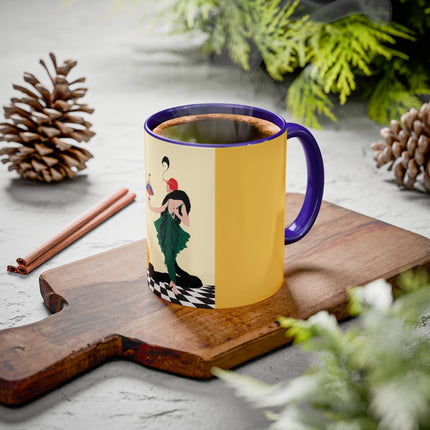 The Marionette Colorful Mugs – Theatrical Glamour & Cabaret Elegance