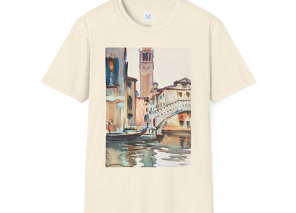 A Bridge and Campanile, Venice by John Singer Sargent Softstyle T-Shirt