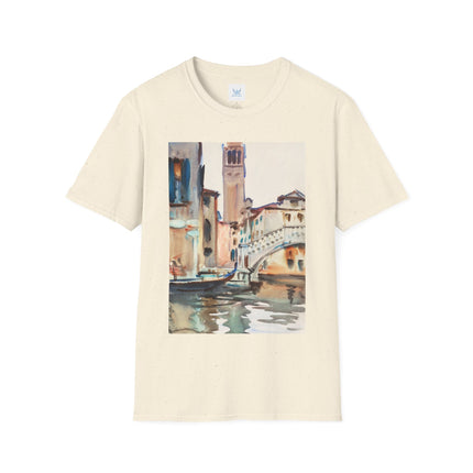 A Bridge and Campanile, Venice by John Singer Sargent Softstyle T-Shirt