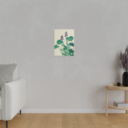 Blooming Hosta by Ohara Koson – Japanese Botanical Elegance