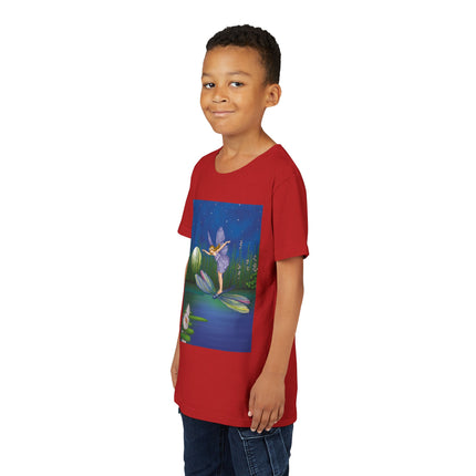 Fairy on a Dragonfly by Ida Rentoul Outhwaite Youth Short Sleeve Tee