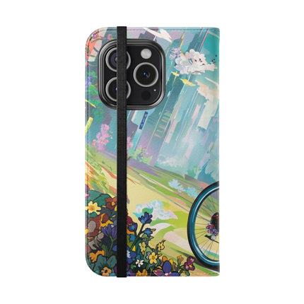 🐸🚵 Cyberpunk Frog Flip Case – High-Tech Adventure & Neon Velocity