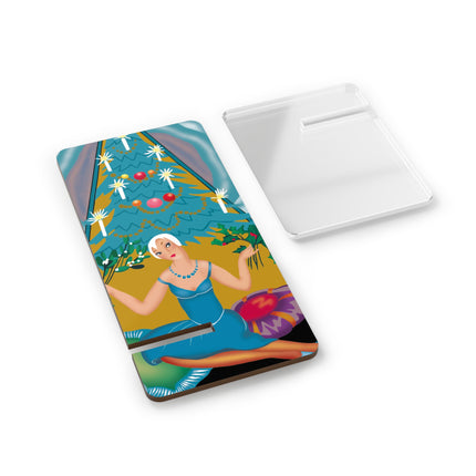 Art Deco Christmas Elegance Mobile Display Stand for Smartphones