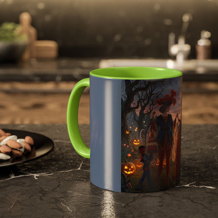 ♥️🎃 The Queen Of Hearts Halloween Masquerade Colorful Mug – Royal Halloween Fantasy