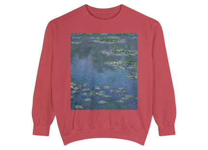 Water Lilies by Claude Monet Unisex Garment-Dyed Sweatshirt