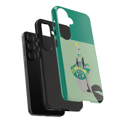 Peacock Dancer Phone Case – Opulent Glamour & Theatrical Elegance