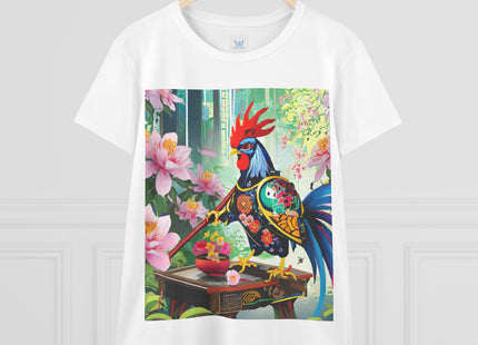 Cyberpunk Rooster Cotton Tee