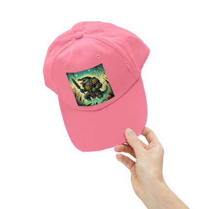 Swamp Tyrant Unisex Distressed Cap