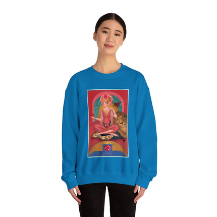 July & Ruby (from the Gem Series) by Sofia Chiostri Heavy Blend™ Crewneck Sweatshirt