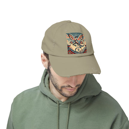 Dragon Fairy of the Temple Unisex Distressed Cap