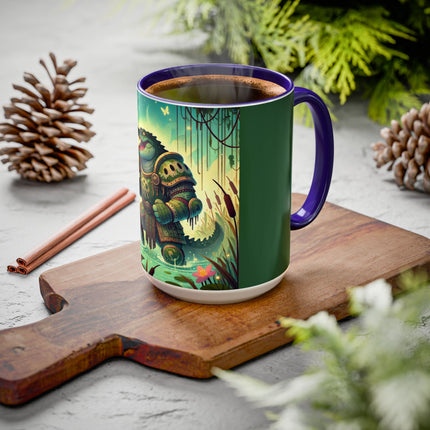Swamp Tyrant Colorful Mugs (11oz, 15oz)