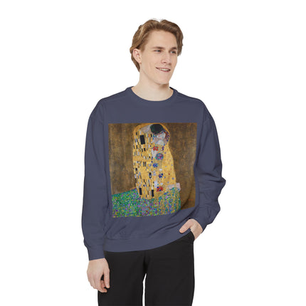 The Kiss by Gustav Klimt Unisex Garment-Dyed Sweatshirt