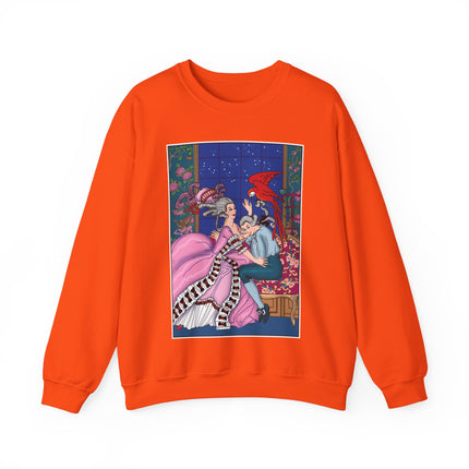 The Jealous Parrot by George Barbier Heavy Blend™ Crewneck Sweatshirt