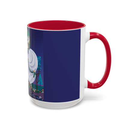 Moonlit Garden Waltz Colorful Mug (11oz, 15oz) – Rococo Romance, Garden Elegance & Enchanted Dance