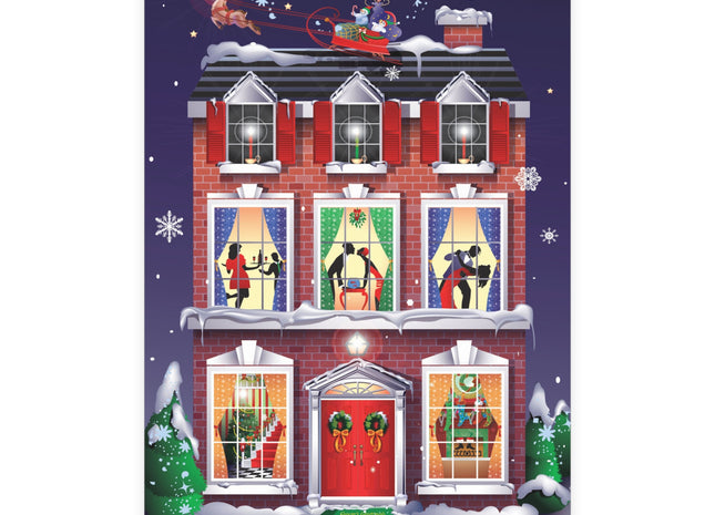 A Christmas Eve Celebration Postcard Bundles (envelopes included)