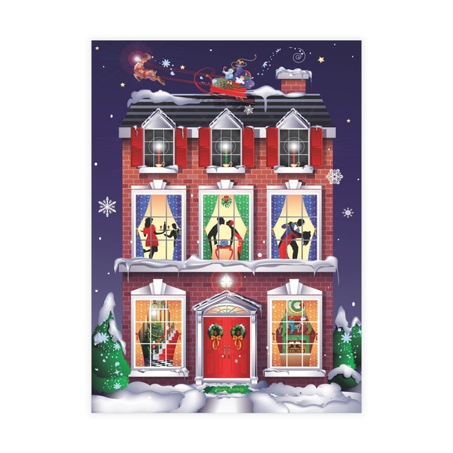 A Christmas Eve Celebration Postcard Bundles (envelopes included)