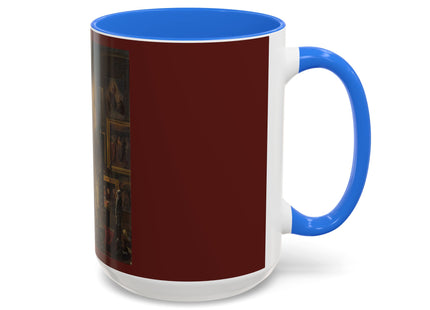 Raphael and his Muse in the Atelier by Vincenzo Abbati Colorful Mugs (11oz, 15oz)