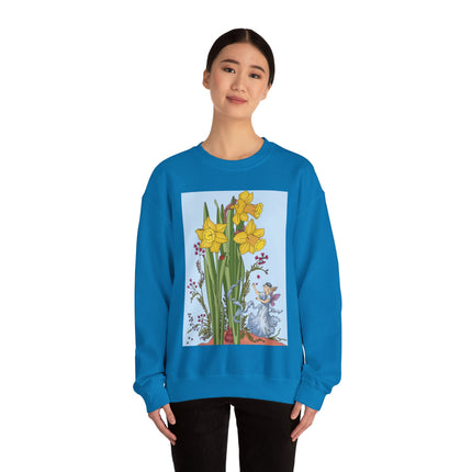 Daffodil Fairy Unisex Heavy Blend™ Crewneck Sweatshirt