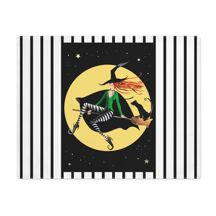 A Witch’s Moonlit Flight Placemat, 1pc