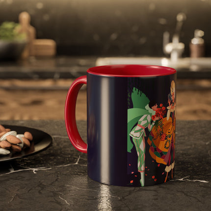 Moonlit Masquerade: The Fairy Queen's Ball Colorful Mug (11oz, 15oz) – Fairy Tale Elegance, Fantasy Charm & Enchanted Style