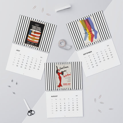 Iconic Vintage Posters Wall Calendars (2025)