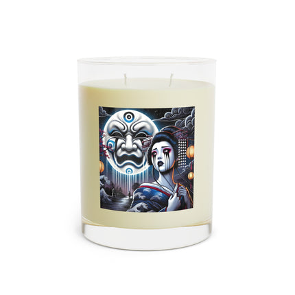 Geisha’s Black Ink Tears Scented Candle - Full Glass, 11oz