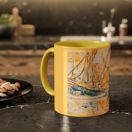 Saint-Tropez by Paul Signac Colorful Mugs (11oz, 15oz)