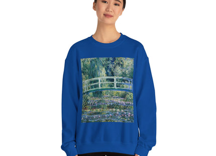 Water Lilies and Japanese Bridge by Claude Monet Heavy Blend™ Crewneck Sweatshirt