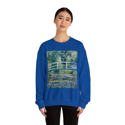 Water Lilies and Japanese Bridge by Claude Monet Heavy Blend™ Crewneck Sweatshirt