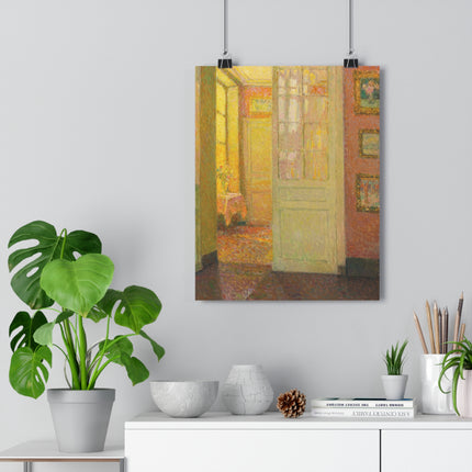 Interior, Window Light by Henri Le Sidaner Giclée Art Print