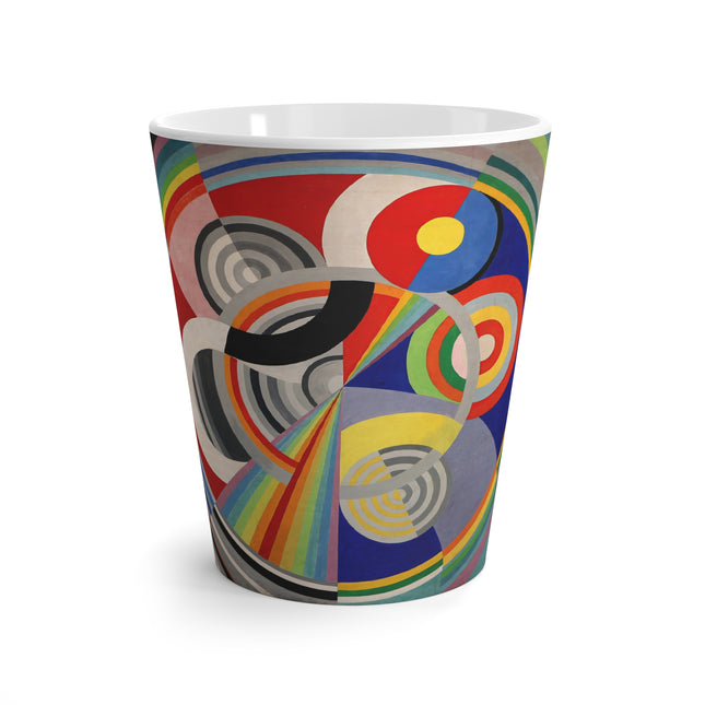 Rythme No. 1 by Robert Delaunay Latte Mug