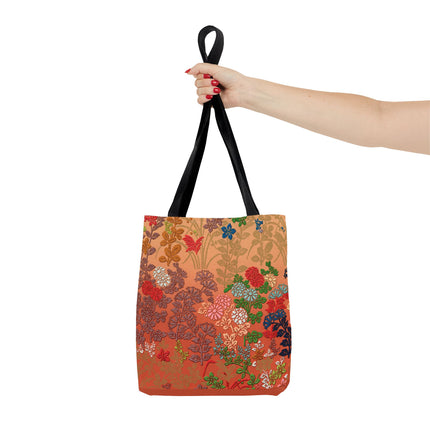 Japanese Flower Pattern by G.A. Audsley Tote Bag (AOP)