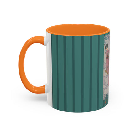 La balançoire by Georges Lepape Colorful Mugs (11oz, 15oz)